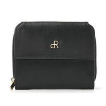 Load image into Gallery viewer, ladies leather purse in black colour
