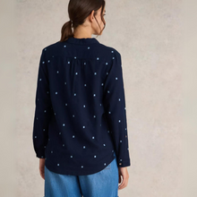 Load image into Gallery viewer, White Stuff Sophie Organic Cotton Shirt | Dark Navy
