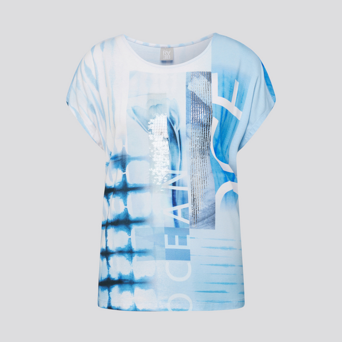 rabe printed T-shirt in light blue colour