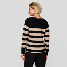 Load image into Gallery viewer, female model with arms down by side wearing rabe roundneck pullover
