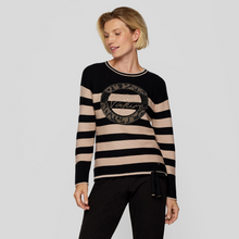 Load image into Gallery viewer, female model wearing rabe roundneck pullover
