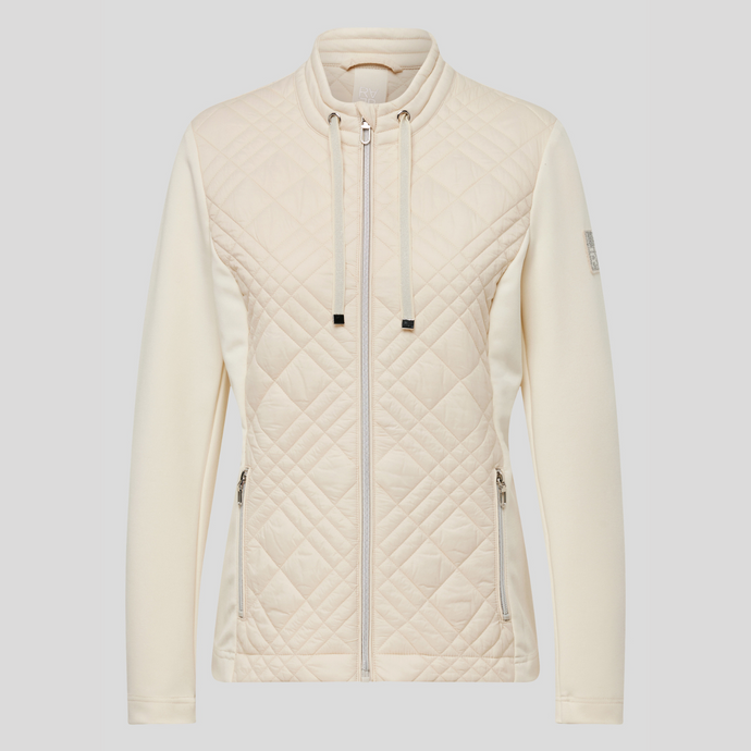 rabe jacket in vanilla colour showing front off jacket