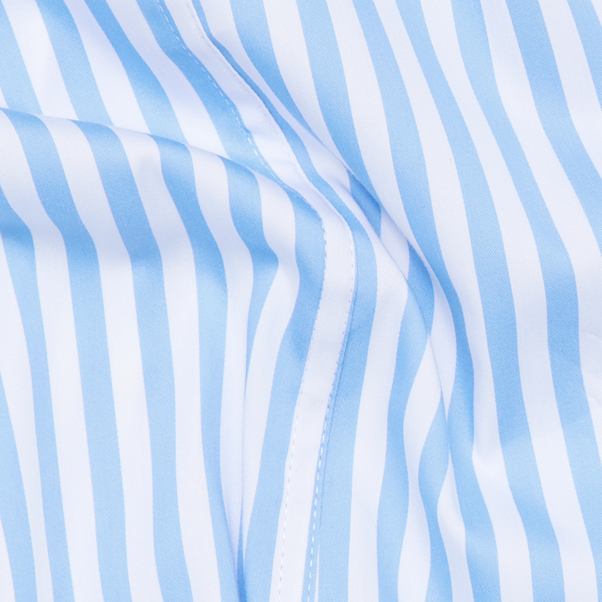 eterna shirt closeup design off shirt in blue stripe colour 