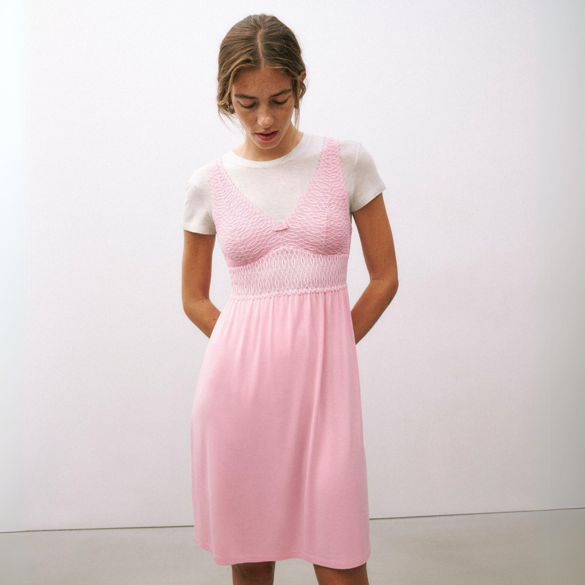 Triumph Aura Spotlight Nightdress | Sunrose Pink