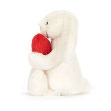 Load image into Gallery viewer, Bashful Red Love Heart Bunny Jellycat
