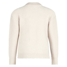 Load image into Gallery viewer, Betty Barclay Diamante Pullover Knit Jumper | Beige/ Grey
