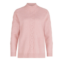 Load image into Gallery viewer, Betty Barclay High Neck Cable Knit Jumper
