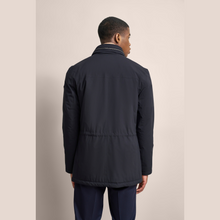 Load image into Gallery viewer, Rear of Jacket on Model 
