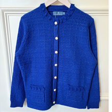 Load image into Gallery viewer, Castle Of Ireland Chanel Buttoned Jacket | Deep Blue
