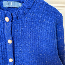 Load image into Gallery viewer, Castle Of Ireland Chanel Buttoned Jacket | Deep Blue
