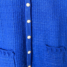 Load image into Gallery viewer, Castle Of Ireland Chanel Buttoned Jacket | Deep Blue
