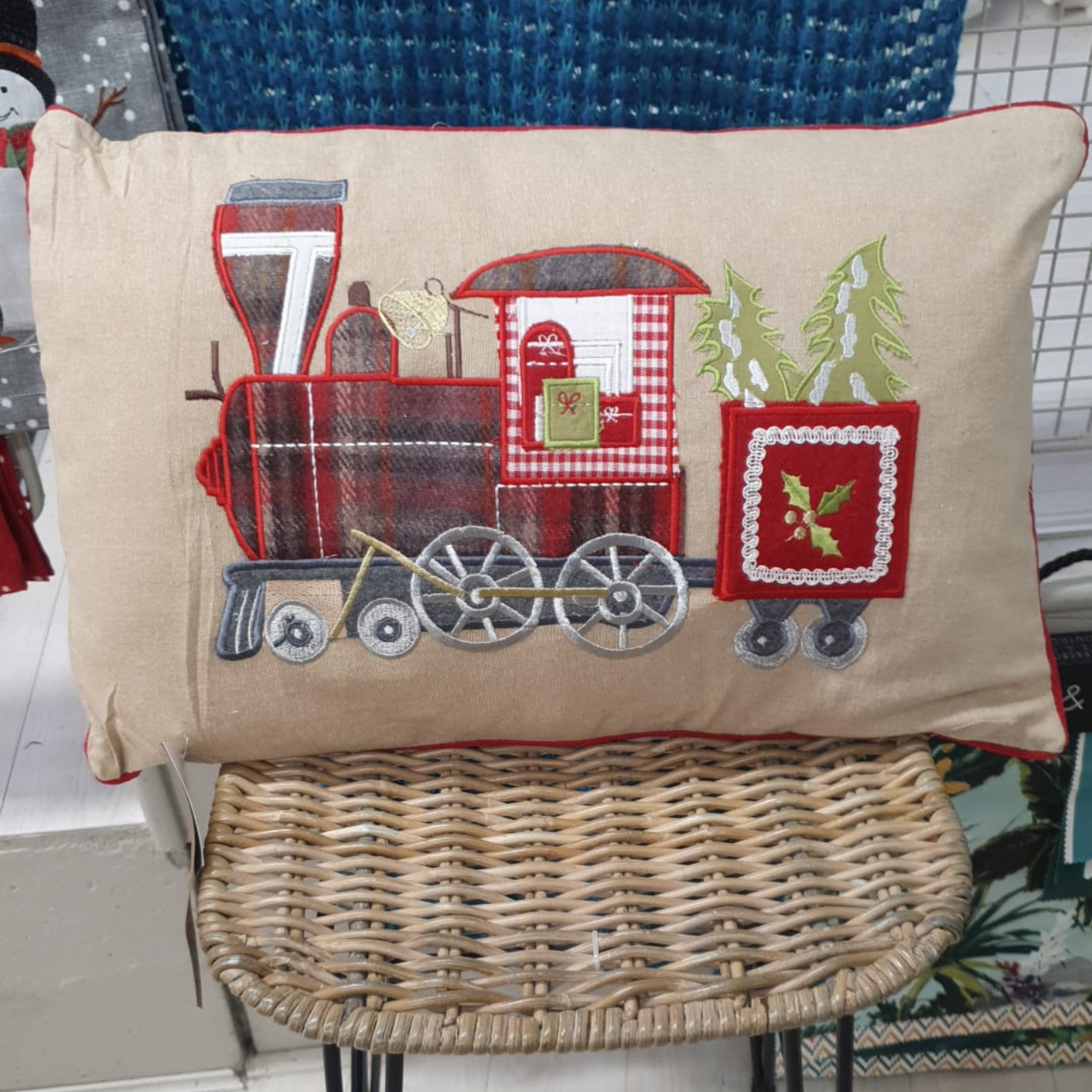 Christmas Train Cushion | 40x60