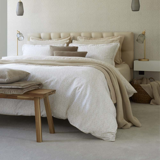 Duvet covers on a bed Setting 