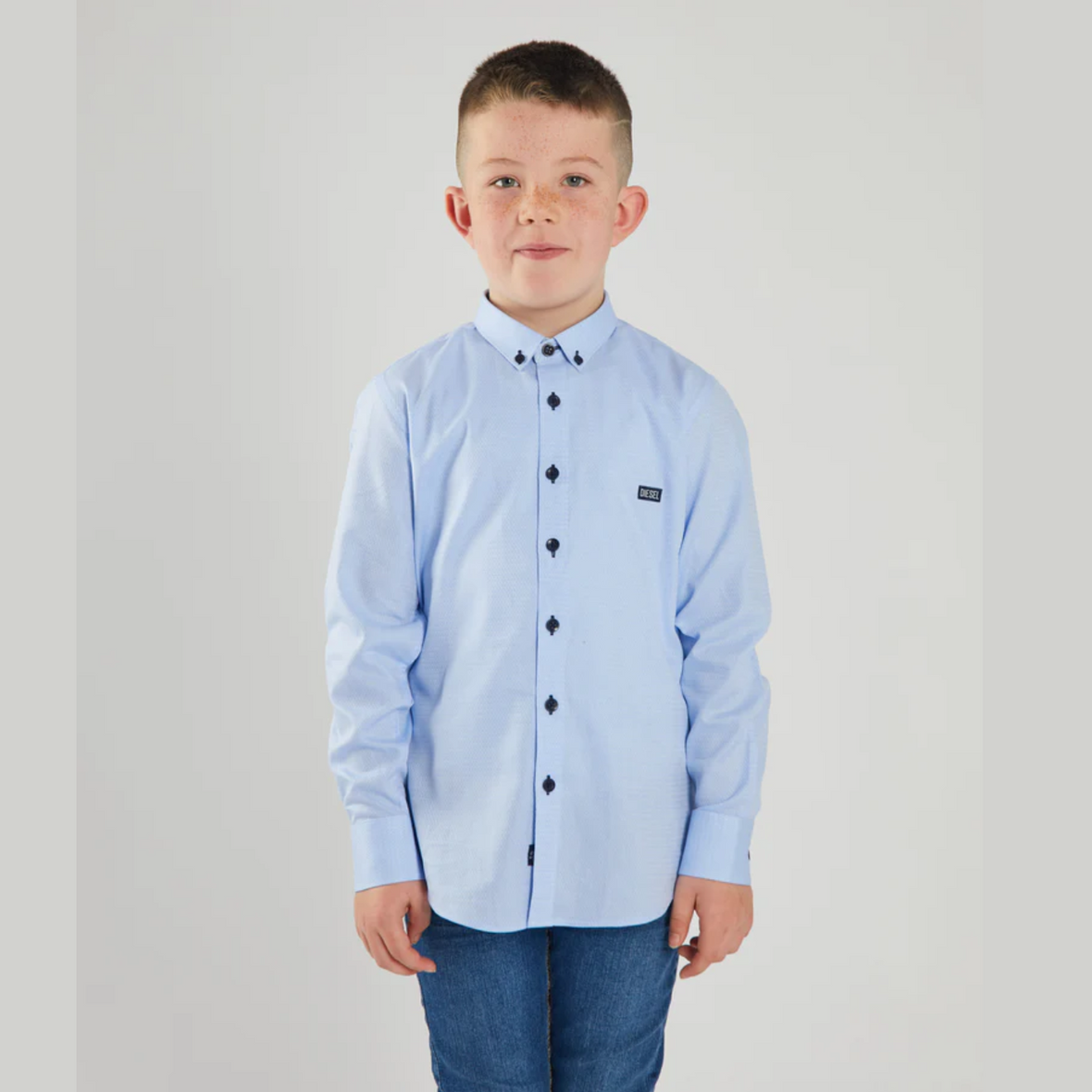 Boy in Shirt Front Facing 