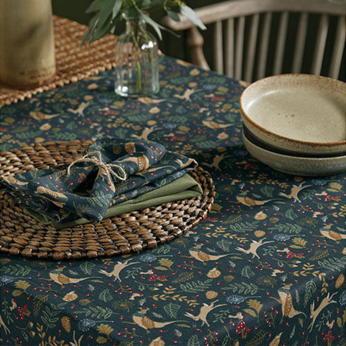 Enchanted Forest Tablecloth | 130cm x 180cm