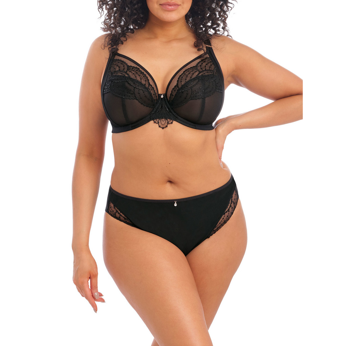 Elomi Priya Brazillian Brief | Black