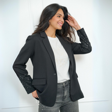 Load image into Gallery viewer, Esqualo Blazer with Sleeve Embellishment
