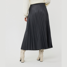 Load image into Gallery viewer, Esqualo Plisse Skirt | Granite
