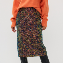 Load image into Gallery viewer, Esqualo Sequin Midi Skirt | Multi
