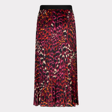 Load image into Gallery viewer, esqualo skirt showing front off skirt in black print
