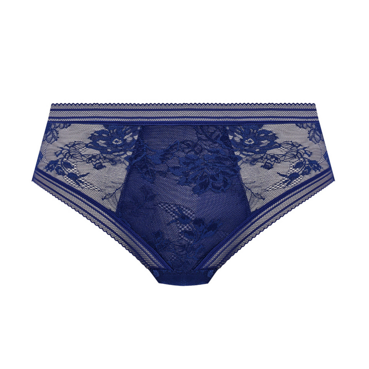 Fusion Lace Brief | Navy