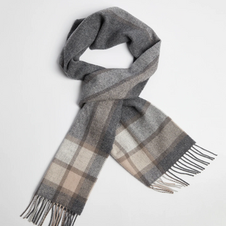 Foxford Lambswool Oxford Check Scarf