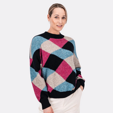 Load image into Gallery viewer, Fynch-Hatton Round Neck Alpaca Wool Mix Sweater
