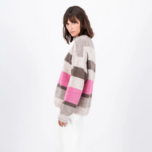 Load image into Gallery viewer, Fynch Hatton Merino Wool Striped Knit Jumper
