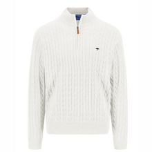 Load image into Gallery viewer, Fynch Hatton &quot;Cable Knit&quot; Half Zip
