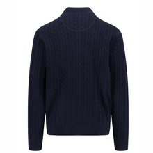 Load image into Gallery viewer, Fynch Hatton &quot;Cable Knit&quot; Half Zip
