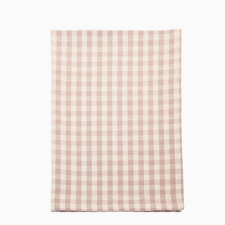 Gingham Tea Towel | Plaster Pink