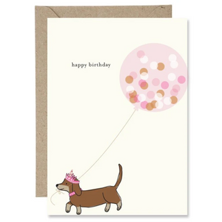 Birthday Dachshund - The Paper Gull Card