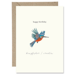 Irish Fauna-Kingfisher-The Paper Gull Card