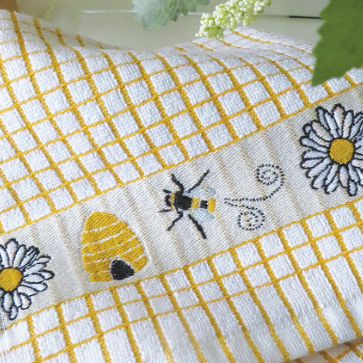 Honey Bees Jacquard Poli Dri T/Towel