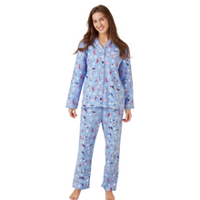 Load image into Gallery viewer, Indigo Sky Christmas Sock Print Pyjama Set | Blue
