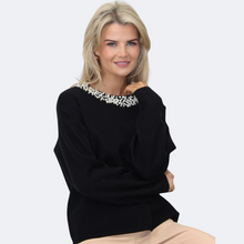 Load image into Gallery viewer, Kate &amp; Pippa Annabelle Pearl Knit Jumper
