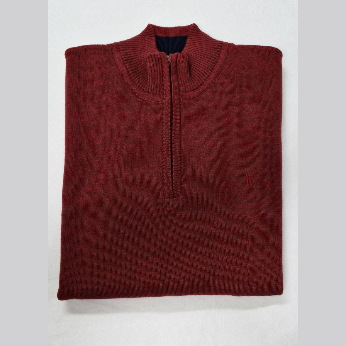 Kessler 1/4 Zip Wool Mix Knitwear