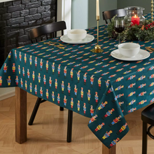 Load image into Gallery viewer, Nutcracker Green Easy Wipe Table Cloth 137 x 229cm
