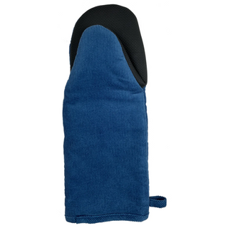 Cotton Corduroy Ovent Mitt Blue