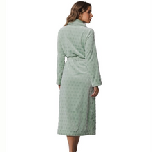 Load image into Gallery viewer, Pastunette Extra Long Dressing Gown | Green
