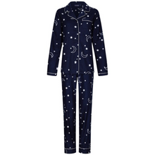 Load image into Gallery viewer, Rebelle by Pastunette Moon and Star Button Up Pyjamas
