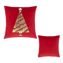 Load image into Gallery viewer, CL Sequin Tree Cushion 43x43
