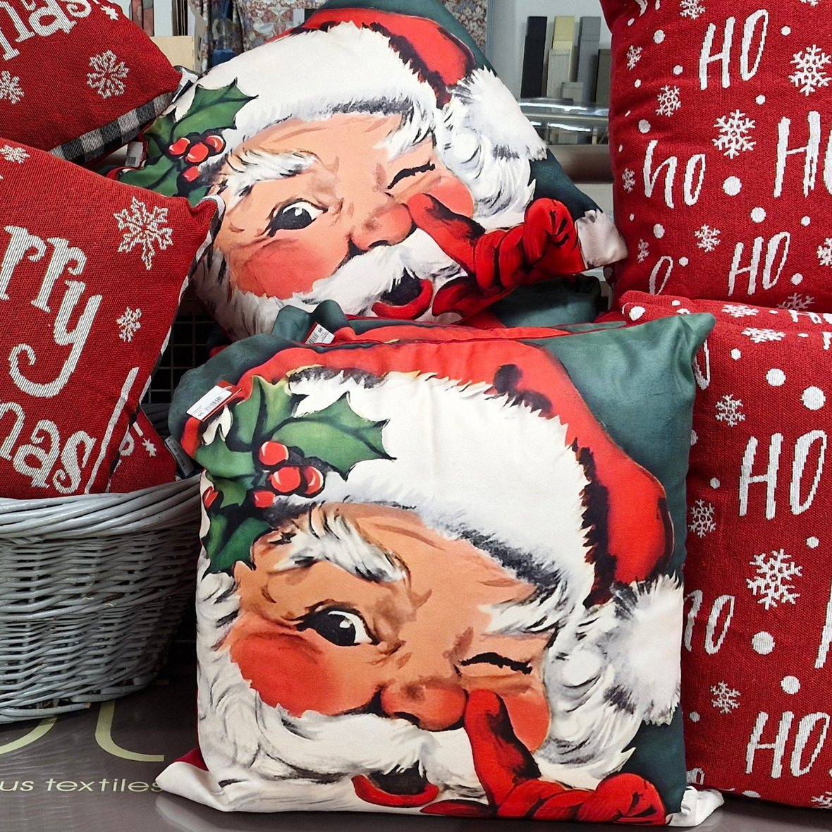 Santa Face Cushion