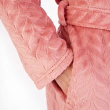 Load image into Gallery viewer, Slenderella Embossed Dressing Gown | Pink
