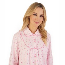 Load image into Gallery viewer, Slenderella Floral Printed Luxury Flannel 45&quot; Woven Nightdress
