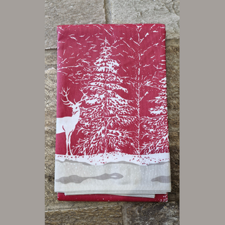 Snowy Christmas Tablecloth 137cmx182cm