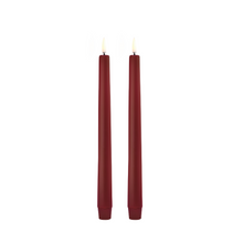 Load image into Gallery viewer, Uyuni LED Taper Candle 2PK 2.3x25cm
