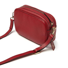 Load image into Gallery viewer, dR Amsterdam Leather Crossbody Bag | Tango Red
