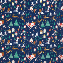 Load image into Gallery viewer, Santas Wonderland Table Cloth
