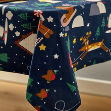 Load image into Gallery viewer, Santas Wonderland Table Cloth
